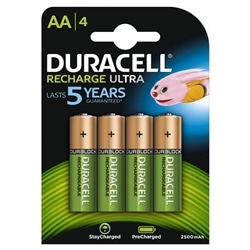 Pilha recarregaveis Duracell AAA LR03 Pack 4 Uds - 4.78.109.2.22777
